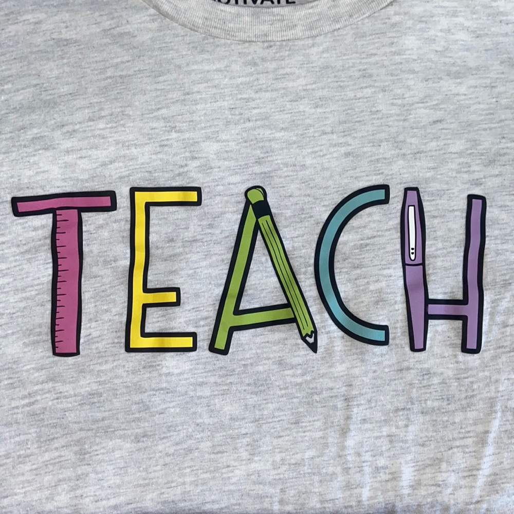 Teach Create Motivate Canvas Tee